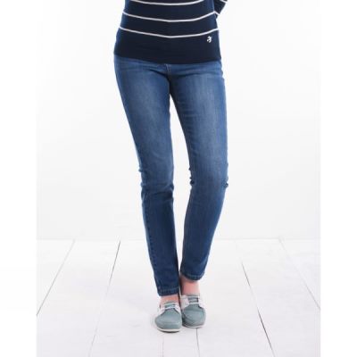 Pantalones Vaqueros Brakeburn Slim Fit Mujer Azules - Chile OSE841035